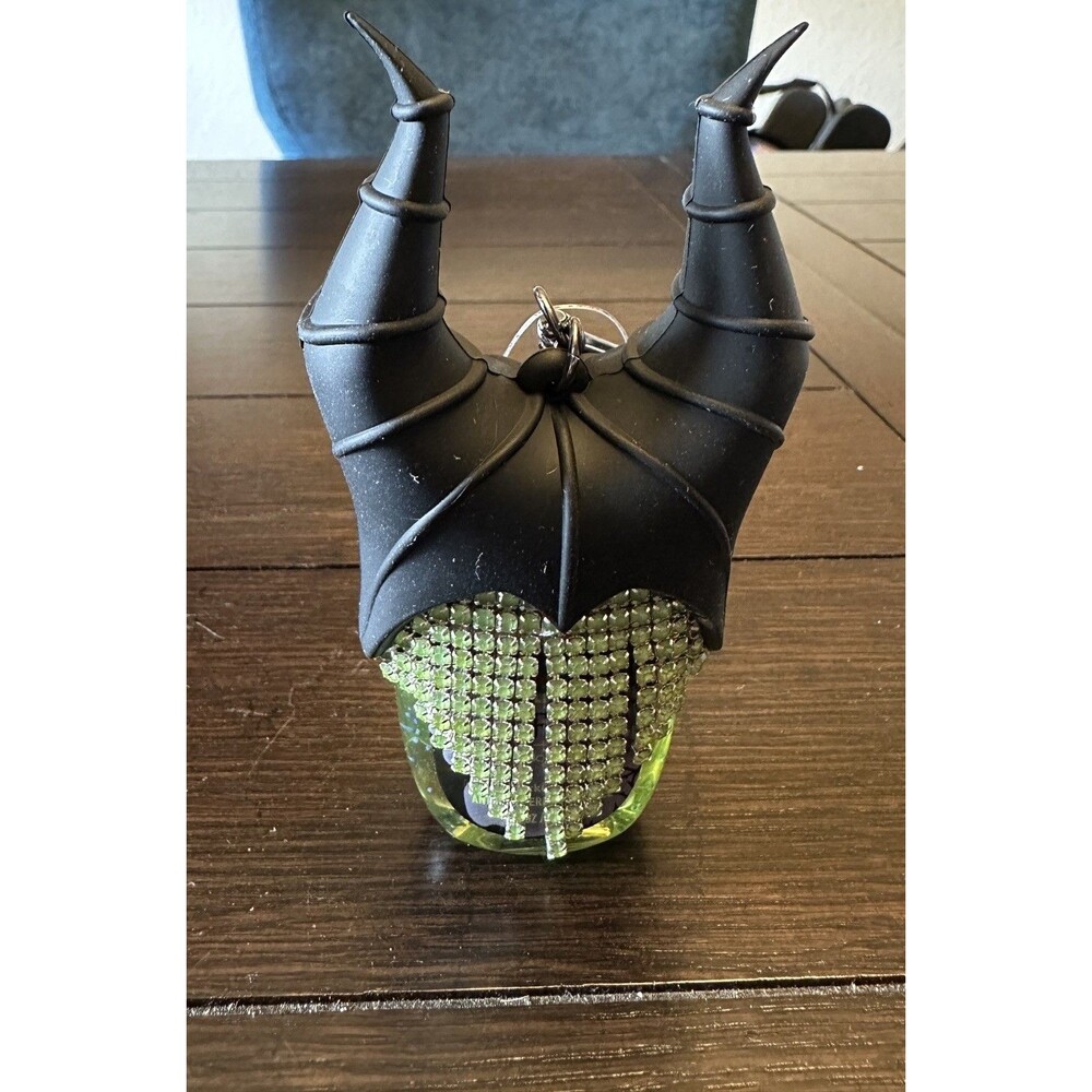 Maleficent Bling Glow-in-the-Dark PocketBac Holder Disney Villains and sanitizer